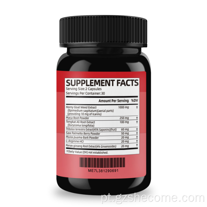 Ervas suplementos de saúde mel maconha de cabra com maca